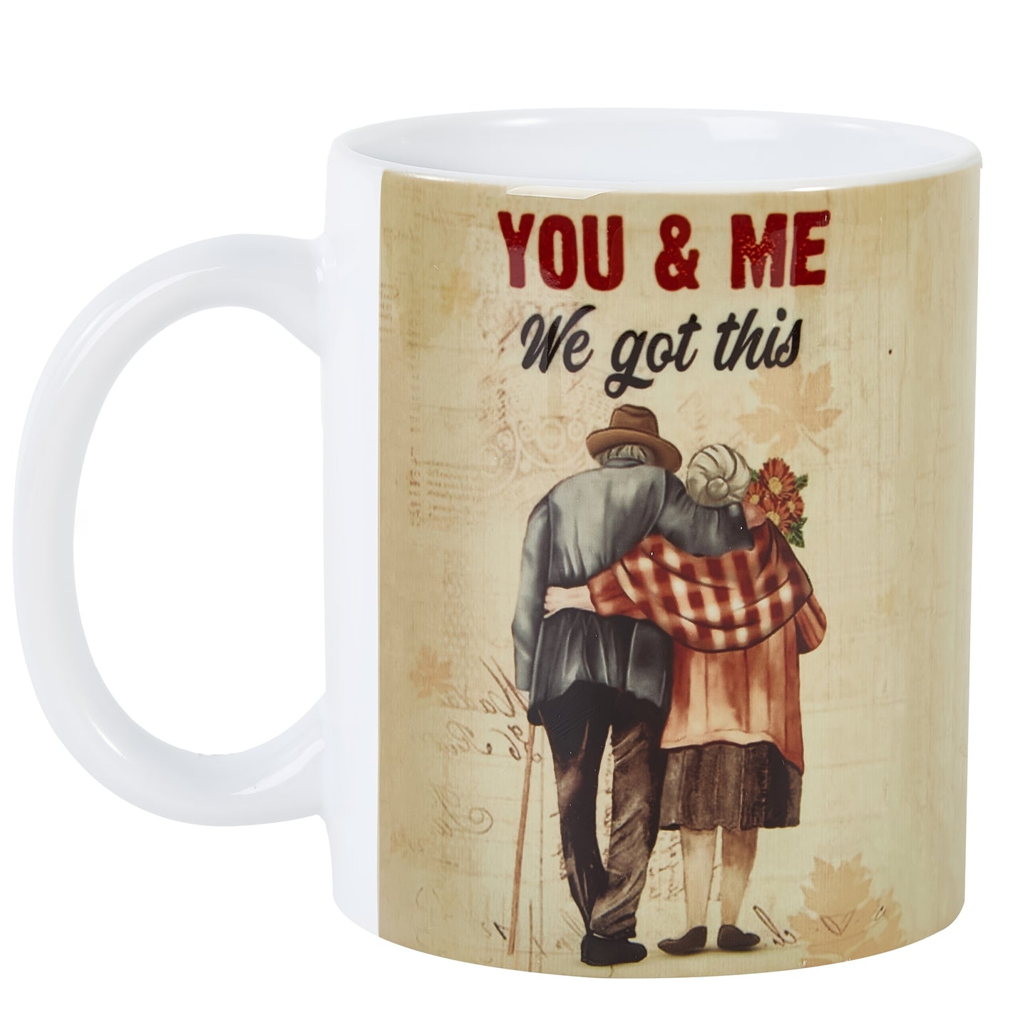 Romantic Couple's Coffee Mug - Perfect Valentine's Day Gift for Him & Her, Anniversary & Birthday Present with Elegant Gift Box